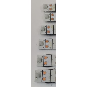 KIT DE LED´S PARA TV HISENSE 6 PIEZAS ORIGINALES / NUMERO DE PARTE CRH-BX65X1U813030T060999PREV1.2 / HD650X1U81-T0L1-2019092501-SVH650AHB / 200309X / 21808810 / 1220350 / PANEL HD650X1U81-T0L1 / MODELO 65H6570