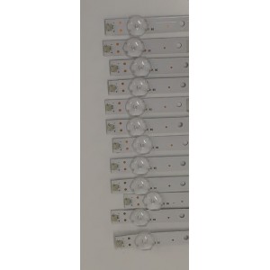 KIT DE LEDS PARA TV VIZIO ORIGINAL 12 PIEZAS / NUMERO DE PARTE F65Q63030T120618V / SSC-F65Q63030T120618V-REV1.0 / 70401-01484 / BXSVB6500AQ9 / XXXL2332F22071700 / PANEL BOEI650WQ1 / DISPLAY HV650QUB-F70 REV.2.0 / MODELO M65Q6M-K04 / M65Q6M-K04 LBSFL5Y