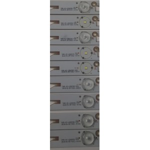 KIT DE LEDS PARA TV TCL ORIGINAL 9 PIEZAS / NUMERO DE PARTE TMT_48S4600_3030C / TMT_48S4600_3030C_8S1P / TMT_48S4600_3030C_3D_9X8 / TMT_48S4600_3030C_8S1P REV.V6 / 4S1PX2 REV.V7 / PANEL LVF480ND2L / MODELO 48FS3700 / 48FS4610 / 48FS4690 / L48F3310-3D