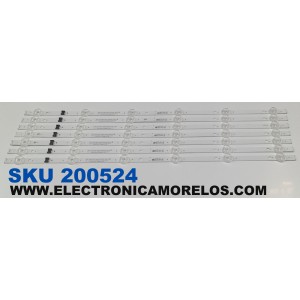 KIT DE LEDS PARA TV LG ORIGINAL 7 PIEZAS / NUMERO DE PARTE EAV65045101 / SSC_Y22.5 SLIM TRIDET_55UQ79_LGD_A_S / SSC_Y22.5 SLIM TRIDET_55UQ79_LGD_A_REV00_220518 / LGD550G7 / MKGB / 21Y1C / PANEL NC550TQG-AAKHC / MODELO 55UR7800PSB / 55UR7800PSB.BWMYLJM