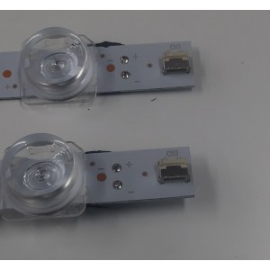 KIT DE LEDS PARA TV VIZIO ORIGINAL 2 PIEZAS / NUMERO DE PARTE LB5800K V0_00 / LB5800K V0 00 / 210BZ18D0B33MBR00L / E465853 / 3B586 000002R / MODELOS M585M-K01 / V585M-K01