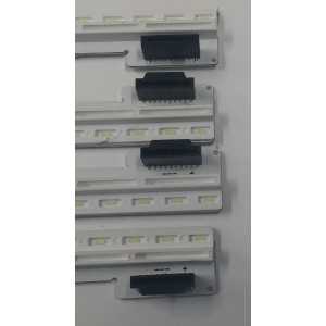 KIT DE LEDS PARA TV LG ORIGINAL 4 PIEZAS / NUMERO DE PARTE SSC_Y22_75QNED80_BOE_66LED / SSC_Y22_75QNED80_BOE_66LED_A BAR_REV02_210702 / SSC_Y22_75QNED80_BOE_66LED_B BAR_REV02_210702 / PANEL NC750EQH-ABLH1 / MODELO 75QNED80UQA.BUSGLKR