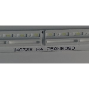 KIT DE LEDS PARA TV LG ORIGINAL 4 PIEZAS / NUMERO DE PARTE SSC_Y22_75QNED80_BOE_66LED / SSC_Y22_75QNED80_BOE_66LED_A BAR_REV02_210702 / SSC_Y22_75QNED80_BOE_66LED_B BAR_REV02_210702 / PANEL NC750EQH-ABLH1 / MODELO 75QNED80UQA.BUSGLKR