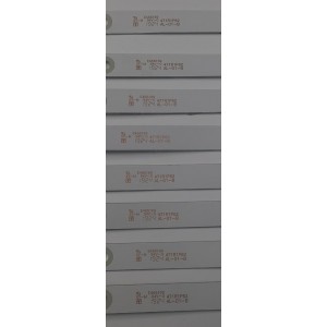 KIT DE LEDS PARA TV PHILIPS ORIGINAL 8 PIEZAS / NUMERO DE PARTE 4708-K550WD-A2113N01 / K550WDC1 A2 / K55WDC1 / 471R1P62 / 197022 / X-C74-K5-VF 16 0B / MODELO 55PUF6092