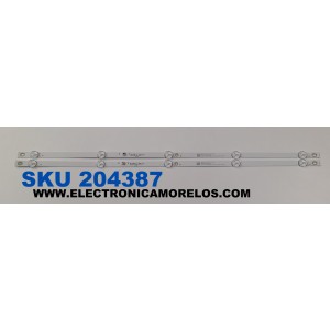 KIT DE LEDS PARA TV ONN ORIGINAL 2 PIEZAS / NUMERO DE PARTE MS-L5289 / MS-L5289 V1 / M224 KD C H 3C / M43161085 / LB-C320-G5N-Z-5-12-W-N-1B / PANEL C320Y20-G5 / DISPLAY ST3151A07-2 VER.2.9 / MODELO 100012589 32"