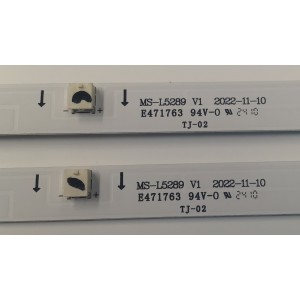 KIT DE LEDS PARA TV ONN ORIGINAL 2 PIEZAS / NUMERO DE PARTE MS-L5289 / MS-L5289 V1 / M224 KD C H 3C / M43161085 / LB-C320-G5N-Z-5-12-W-N-1B / PANEL C320Y20-G5 / DISPLAY ST3151A07-2 VER.2.9 / MODELO 100012589 32"