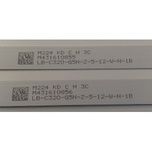 KIT DE LEDS PARA TV ONN ORIGINAL 2 PIEZAS / NUMERO DE PARTE MS-L5289 / MS-L5289 V1 / M224 KD C H 3C / M43161085 / LB-C320-G5N-Z-5-12-W-N-1B / PANEL C320Y20-G5 / DISPLAY ST3151A07-2 VER.2.9 / MODELO 100012589 32"
