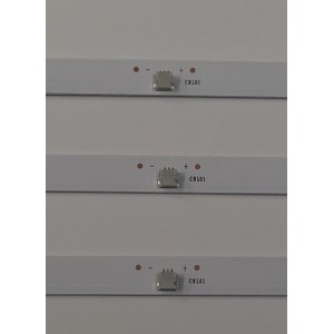 KIT DE LEDS PARA TV VIZIO ORIGINAL 3 PIEZAS / NUMERO DE PARTE JL.D50071330-202FS-M_V02 / F8QNC000051PAUXLB00GGCN6 / 231221 01 29 / PANEL V500DJ7-E03 / DISPLAY V500DJ7-203 REV.CE / MODELO V4K50M-0809 / V506-J09