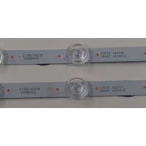 KIT DE LEDS PARA TV VIZIO ORIGINAL 2 PIEZAS / NUMERO DE PARTE LB55150 V0_00 / LB55150 / 210BZ16D0B / 210BZ16D0B33MBM03L / 33MBM03L / PANEL TPT550WR-D126.L REV:S22AN / DISPLAY ST5461D12-6 VER.2.2 / MODELOS V4K55M-0801 / V4K55M-0801 LTC3T1GA / V555M-K01