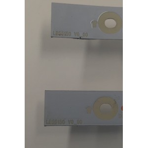 KIT DE LEDS PARA TV VIZIO ORIGINAL 2 PIEZAS / NUMERO DE PARTE LB55150 V0_00 / LB55150 / 210BZ16D0B / 210BZ16D0B33MBM03L / 33MBM03L / PANEL TPT550WR-D126.L REV:S22AN / DISPLAY ST5461D12-6 VER.2.2 / MODELOS V4K55M-0801 / V4K55M-0801 LTC3T1GA / V555M-K01
