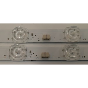 KIT DE LEDS PARA TV TCL ((2 PIEZAS)) / NUMERO DE PARTE 50HR330M13N01 / 50HR330M13N01 V0 / 50S12 / B0101-001058 / HR/01/230411 / LK7A08U2C / 02WPE / PANEL LVU500NDEL / DISPLAY ST4951D01-1 VER.2.2 / MODELO 50S470G