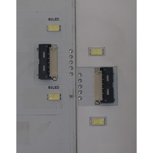 KIT DE LED´S PARA TV NEC 4 PIEZAS ORIGINALES  / NUMERO DE PARTE BN96-04519A / STS460AB8_160D_REV.3_110811 / 04519A / MODELO X464UNS