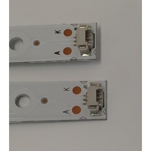 KIT DE LED´S PARA TV 2  PIEZAS ORIGINALES / NUMERO DE PARTE 30332005210 / LED32D05-ZC26AG-02 / 5544-A0 / 181210AF5 / 32000M13 / MODELO 32"