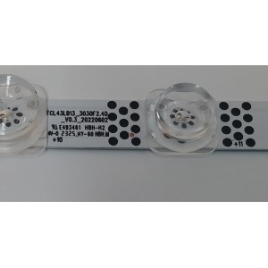 LED PARA TV TCL 1 PIEZAS ORIGINAL / NUMERO DE PARTE TCL43LB13 / TCL43LB13_3030F2.4D_V0.3_20220602 / B0101-001029 / 230710 / DISPLAY ST4251D02-1 VER.2.1 / MODELO 43S454