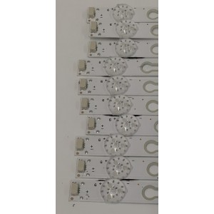 KIT DE LED´S PARA TV PHILIPS 10 PIEZAS ORIGINALES / NUMERO DE PARTE 70HR332M09A0 V0 / 70D2000 / 4C-LB700T-HR1 / LF2RD2R0D / MODELO 70PFL5656 / 70PFL5656/F7A