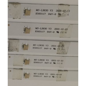 KIT DE LEDS PARA TV TD SYSTEMS ORIGINAL 5 PIEZAS / NUMERO DE PARTE MS-L3630 V3 / 1.3.10700000227 / MODELO K55DLG12US