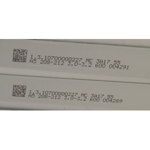 KIT DE LEDS PARA TV TD SYSTEMS ORIGINAL 5 PIEZAS / NUMERO DE PARTE MS-L3630 V3 / 1.3.10700000227 / MODELO K55DLG12US
