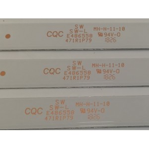 KIT DE LED´S PARA TV WBOX 3 PIEZAS ORIGINALES / NUMERO DE PARTE 4708-K320WD-A1113N21 / K320WD A1 / 471R1P79 / MH-H-11-10 / K320WD186 143 / PANEL K320WD82 / MODELO 0E32LED / OE32LED