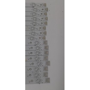 KIT DE LED´S PARA TV HISENSE 16 PIEZAS ORIGINALES / NUMERO DE PARTE JL.D65044330-003AL-M / JL.D65044330-003AR-M / JL.D65044330-003AL-M_V02  / JL.D65044330-003AR-M_V02 / PANEL HD650H3U52-T0LAK5 / HD650H3U52-T0LAK5+R+2023051701 / MODELO 65U6K