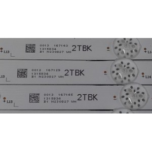 KIT DE LED´S PARA TV HISENSE 16 PIEZAS ORIGINALES / NUMERO DE PARTE JL.D65044330-003AL-M / JL.D65044330-003AR-M / JL.D65044330-003AL-M_V02  / JL.D65044330-003AR-M_V02 / PANEL HD650H3U52-T0LAK5 / HD650H3U52-T0LAK5+R+2023051701 / MODELO 65U6K