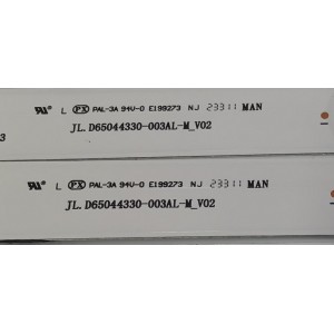 KIT DE LED´S PARA TV HISENSE 16 PIEZAS ORIGINALES / NUMERO DE PARTE JL.D65044330-003AL-M / JL.D65044330-003AR-M / JL.D65044330-003AL-M_V02  / JL.D65044330-003AR-M_V02 / PANEL HD650H3U52-T0LAK5 / HD650H3U52-T0LAK5+R+2023051701 / MODELO 65U6K