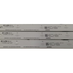 KIT DE LEDS PARA TV HISENSE ORIGINAL 24 PIEZAS / NUMERO DE PARTE SVH650AW0 / CRH-BXK65H3U51B1836T8Z2S1P2B3-REV1.3 / CRH-BXK65H3U51B1836T8Z2S1P2B3-REV1.3 / HD650H3U51-T0L6 / 2022110030 / PANEL HD650H3U51-T0L6 / MODELO 65U6K
