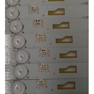KIT DE LEDS PARA TV TCL ORIGINAL 11 PIEZAS / NUMERO DE PARTE GIC55LB14 / GIC55LB14_3030_V0.4_20140728 / ZM-GS-07 / 4C-LB5507-ZM1 / PANEL LVF550ND2L / MODELO 55F3700 / 55F3700-LPM002A / 55FS3700TAAA