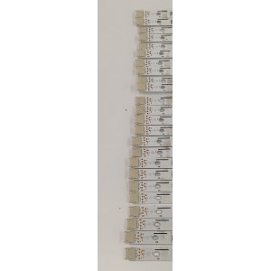 KIT DE LEDS PARA TV HISENSE ORIGINAL 24 PIEZAS / NUMERO DE PARTE LB5509P / HD550H3U52-TA / 2022120901 / 15HE 55D4 / PANEL HD550H3U52-TA / MODELO 55U6K