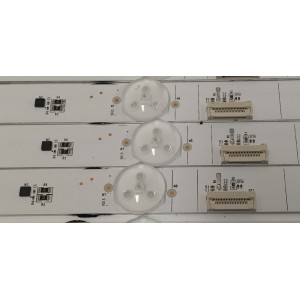 KIT DE LEDS PARA TV HISENSE ORIGINAL 20 PIEZAS / NUMERO DE PARTE JL.D7501M330 / JL.D7501M330-003AL-M_V02 / JL.D7501M330-003AR-M_V02 / RSAG7.820.13291/ROH VER.C / RSAG7.820.13292/ROH VER.C / PANEL HD750H3U71-T0L8K1 / DISPLAY HV750QUB-F92 / MODELO 75U7K