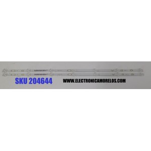 KIT DE LEDS PARA TV SELECLINE ORIGINAL 2 PIEZAS / NUMERO DE PARTE SJ.CX.D3200701-2835GS-M / 1.14.MD320066 / CX.D320S35 / 3080532D11DTZ004 / PANEL CX315DLEDM / MODELO 32S17