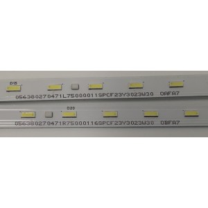 KIT DE LEDS PARA TV SONY ORIGINAL 2 PIEZAS / NUEMRO DE PARTE STO550AN5_51LED / STO550AN5_51LED_L_REV04_161013 / STO550AN5_51LED_R_REV04_161013 / 056380270471L / 056380270471R / PANEL LC550FQY (SK)(A1) / V550QWSE09 / MODELO XBR-55X800E / XBR55X800E