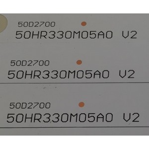 KIT DE LEDS PARA TV TCL ORIGINAL 8 PIEZAS / NUMERO DE PARTE 50HR330M05A0 V2 / 50D2700 / LC4RB2U1-C-K / 4C-LB5005-HR1 / MODELO 50FS3800 