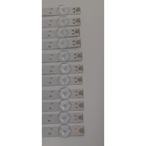 KIT DE LEDS PARA TV VIZIO ORIGINAL / INCOMPLETO SOLO 11 PIEZAS / NUMERO DE PARTE 261501016370 / 40-M65Q6-3030-0D35-12X-615.5X12-20220314 / SVB650AQ9Y / D2309060004D0 / D2308110004D0 / BOEI650WQ1 / MODELO M65Q6-L4 / KIT CONSTA ORIGINALMENTE DE 12 PIEZAS