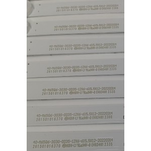 KIT DE LEDS PARA TV VIZIO ORIGINAL / INCOMPLETO SOLO 11 PIEZAS / NUMERO DE PARTE 261501016370 / 40-M65Q6-3030-0D35-12X-615.5X12-20220314 / SVB650AQ9Y / D2309060004D0 / D2308110004D0 / BOEI650WQ1 / MODELO M65Q6-L4 / KIT CONSTA ORIGINALMENTE DE 12 PIEZAS