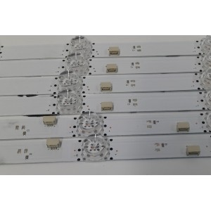 KIT DE LEDS PARA TV ORIGINAL 6 PIEZAS / NUMERO DE PARTE 75HR332M10 / 75HR332M10A1 V3 / 75HR332M10B1 V3 / 75S11 PRO YAG 10X4 A / 75S11 PRO YAG 10X2 B / HR/02/240712 / 04LPJ/LU2C11U3B / N0101-000277 / N0101-000280