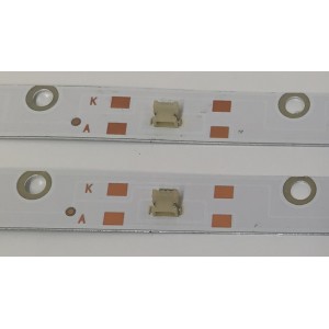 KIT DE LEDS PARA TV ONN ORIGINAL 2 PIEZAS / NUMERO DE PARTE 30340008008DS / LED40D08-ZC62AG-14DSEZ / A22/135LM/3.4V/ 240718AC08 / 40000M59S / PANEL HV400FHB-F11 / MODELO 100058007 40"