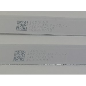 KIT DE LEDS PARA TV ONN ORIGINAL 2 PIEZAS / NUMERO DE PARTE 30340008008DS / LED40D08-ZC62AG-14DSEZ / A22/135LM/3.4V/ 240718AC08 / 40000M59S / PANEL HV400FHB-F11 / MODELO 100058007 40"