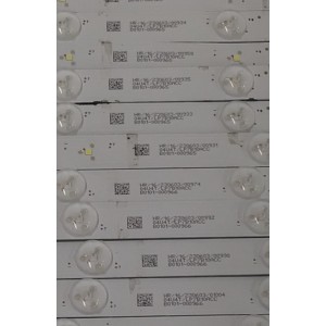 KIT DE LEDS PARA TV TCL ORIGINAL / INCOMPLTO SOLO 19 PIEZAS / NUMERO DE PARTE 75HR330M11 / 75HR330M11A3 V1 / 75HR330M11B3 V1 / 75HR330M11C3 V0 / 75C11G / PANEL LVU750NDJC / MODELO 75Q750G / KIT CONSTA ORIGINALMENTE DE 20 PIEZAS