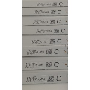 KIT DE LEDS PARA TV TCL ORIGINAL 8 PIEZAS / NUMERO DE PARTE 65TN2L2-ZX3030-8X7YH / 65TN2L2-ZX3030-8X7YH-20230916 / B0101-001546 / 240417-33NG4 / PANEL LVU650NDJL / MODELOS 65Q671G / 65S571G