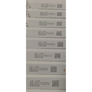 KIT DE LEDS PARA TV TCL ORIGINAL 8 PIEZAS / NUMERO DE PARTE 65TN2L2-ZX3030-8X9YH / 65TN2L2-ZX3030-8X9YH-20231025 0.3 / B0101-001407 / 240325-33N15 / PANEL LVU650NDJL / MODELO 65Q671G