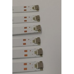KIT DE LEDS PARA TV ONN ORIGINAL 12 PIEZAS / NUMERO DE PARTE 303GJ650044 / 303GJ650045 / GJ-65MB02-0D22-6X10-20221101-L / GJ-65MB02-0D22-6X10-20221101-R / B005P00103163A / B005P00103164A / PANEL TPT650WR-R3HA.P REV:S3LAN / MODELO 100012587 65"