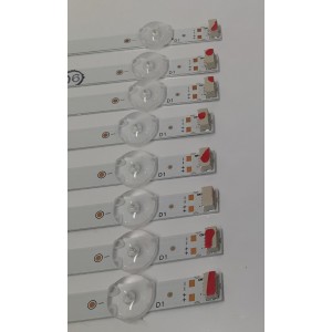 KIT DE LEDS PARA TV PHILIPS ORIGINAL 8 PIEZAS / NUMERO DE PARTE UDULEDREF018 / UDULEDREF018 REV.A / RF-EN650010SR30-0701 A0 / 65W7S1P / R018 / 22DF / 102670 / 102620 / PANEL UHF83XT-6075 / MODELO 65PUL7552 / 65PUL7552/F7