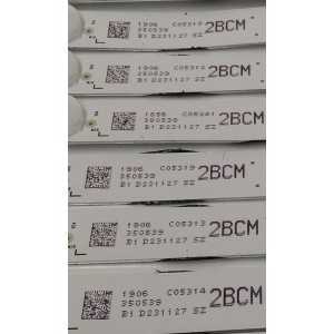 KIT DE LEDS PARA TV HISENSE ORIGINAL / INCOMPLETO SOLO 19 PIEZAS / NUMERO DE PARTE JL.D7501M330 / JL.D7501M330-003AL-M_V02 / JL.D7501M330-003AR-M_V02 / PANEL HD750H3U71-T0L8K1 / DISPLAY HV750QUB-F92 / MODELO 75U7K / KIT CONSTA ORIGINALMENTE DE 20 PIEZAS