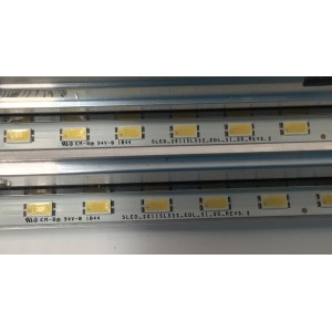 KIT DE LEDS PARA TV SONY ORIGINAL 2 PIEZAS / NUMERO DE PARTE 2011SLS32 / SLED_2011SLS32_EDL_31_0D_REV0.2 / LJ64-02836A / LJ64-02834A / F101220B0 / F101224A0 / 32-UP / 32-DOWN / PANEL LTY320HJ01-001 / MODELO KDL-32EX720 / KDL32EX720