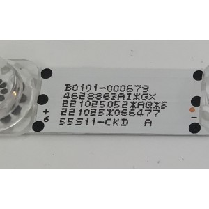 LED PARA TV TCL ORIGINAL 1 PIEZA / NUMERO DE PARTE 55S11-ZX3030A1-24X1-KW / 55S11-ZX3030A1-24X1-KW-V3-20220701-TJ / B0101-000679 / 4628863A1 / 221025052 / 221025 / 066477 / 55S11-CKD A / PANEL LVU550NDEL / MODELO 55S453