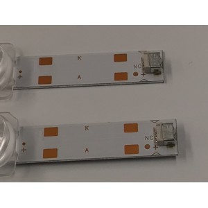 KIT DE LEDS PARA TV VIZIO ORIGINAL 2 PIEZAS / NUMERO DE PARTE 303GJ500054 / GJ-50VB32-0D35-2X16-20220819 / B005P00103874B / 210BZ16D0B33WBLC0Z / 23252 / 347800 / D01-715030B5 / MODELO V505-J09 / V505-J09 LTC6E8VZ /  V505-J01 / V505-J01 LTC6E8VZ