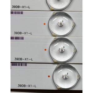 KIT DE LEDS ORIGINAL PARA TV SPELER 8 PIEZAS / NUMERO DE PARTE 39DB-X1 / 39DB-X1-L / 39DB-X1-R / B206 / 3.4-3.6V 74-761m D6 / PANEL V390BJ1-P01 REV.C2 / MODELO SP-LED39