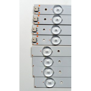 KIT DE LEDS ORIGINAL PARA TV SPELER 8 PIEZAS / NUMERO DE PARTE 39DB-X1 / 39DB-X1-L / 39DB-X1-R / B206 / 3.4-3.6V 74-761m D6 / PANEL V390BJ1-P01 REV.C2 / MODELO SP-LED39