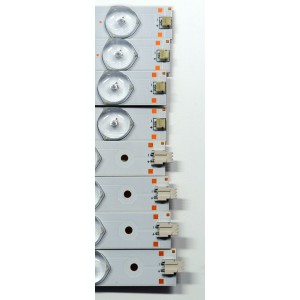 KIT DE LEDS ORIGINAL PARA TV SPELER 8 PIEZAS / NUMERO DE PARTE 39DB-X1 / 39DB-X1-L / 39DB-X1-R / B206 / 3.4-3.6V 74-761m D6 / PANEL V390BJ1-P01 REV.C2 / MODELO SP-LED39
