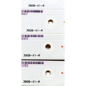 KIT DE LEDS ORIGINAL PARA TV SPELER 8 PIEZAS / NUMERO DE PARTE 39DB-X1 / 39DB-X1-L / 39DB-X1-R / B206 / 3.4-3.6V 74-761m D6 / PANEL V390BJ1-P01 REV.C2 / MODELO SP-LED39